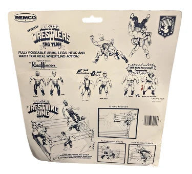 1985 AWA Remco All Star Wrestlers Series 1 Wave 2 Baron von Raschke vs. Rick Martel