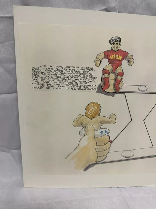 Unreleased WWF LJN Wrestling Superstars Thumb Wrestlers Tag Teams