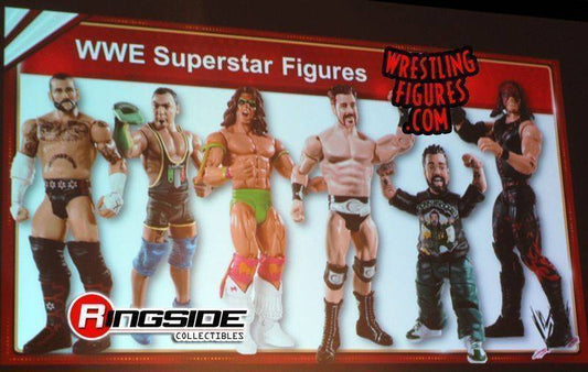 2014 WWE Mattel Basic Fan Favorites Fan Favorites: "Macho Man" Randy Savage, Ultimate Warrior, Shawn Michaels, Undertaker, John Cena, CM Punk & Triple H [Exclusive]
