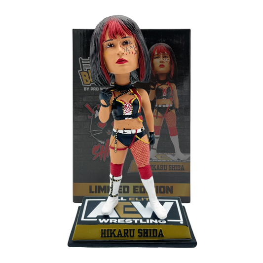 New @aew Bobble Brawlers Limited Edition @danhausenad 7-inch resin  bobblehead by @prowrestlingtees! Hand crafted and hand painted! Comin