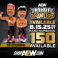 2025 AEW Pro Wrestling Tees Bobble Brawlers The Outrunners