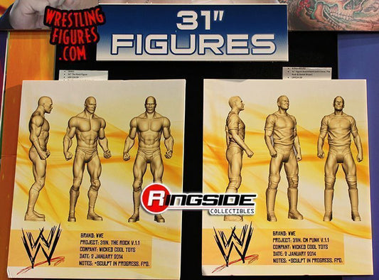 Unreleased WWE Wicked Cool Toys 31" CM Punk