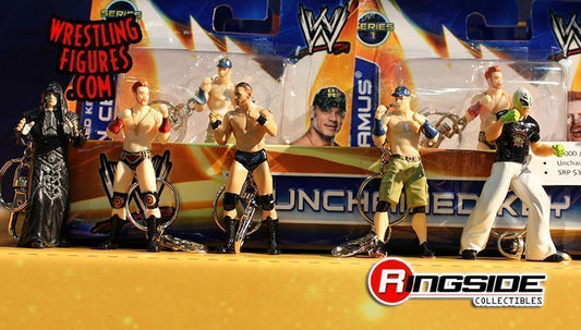 Unreleased WWE Wicked Cool Toys Unchained Key Chains Randy Orton