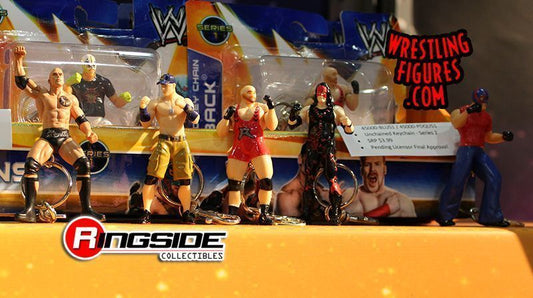 Unreleased WWE Wicked Cool Toys Unchained Key Chains Kane