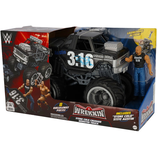 2023 WWE Mattel Wrekkin' Stone Cold Crusher Monster Truck