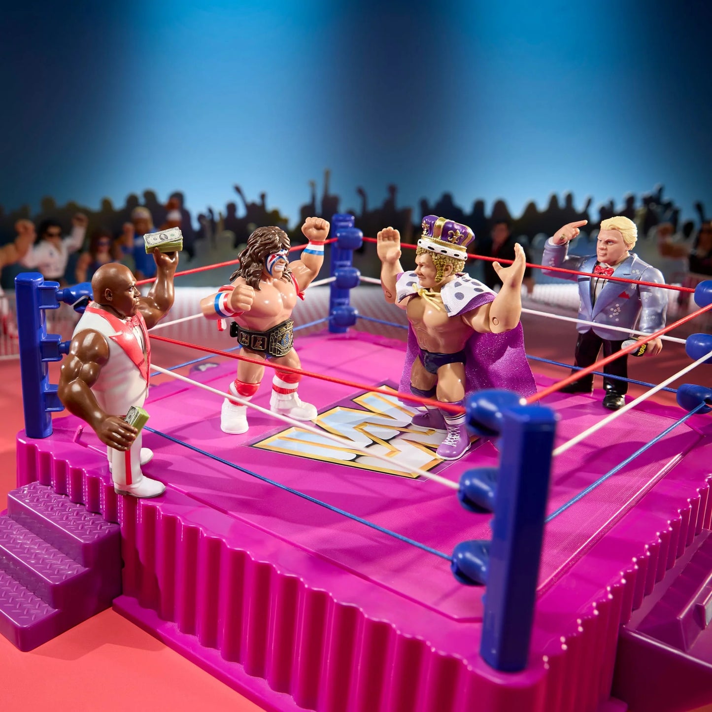 2025 WWE Mattel Creations Exclusive Retro Series 18 Official Retro 4-Pack