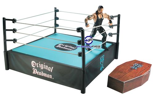 2005 WWE Jakks Pacific The Undertaker's Coffin Match Ring [With Undertaker]