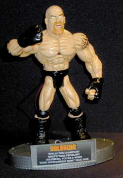 2000 WCW Toy Biz Talk Back Wrestlers Goldberg