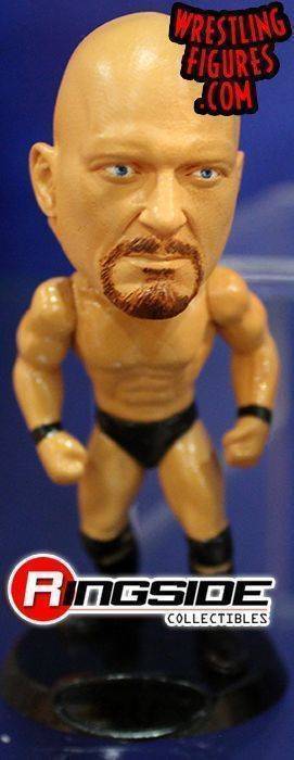 Unreleased WWE Wicked Cool Toys Bobblestars Stone Cold Steve Austin Mini Bobblehead