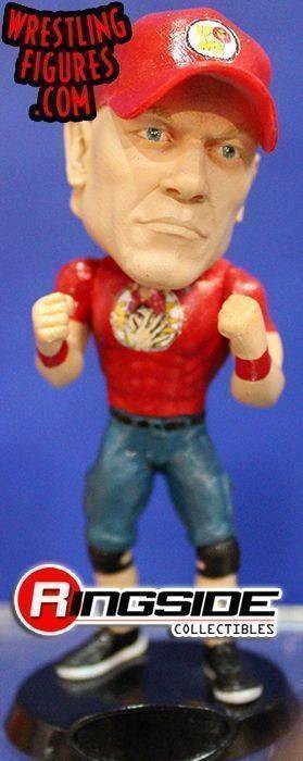 Unreleased WWE Wicked Cool Toys Bobblestars John Cena Mini Bobblehead
