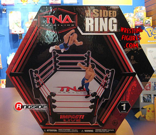Unreleased TNA Wrestling Jakks Pacific Genesis Six Sided Ring