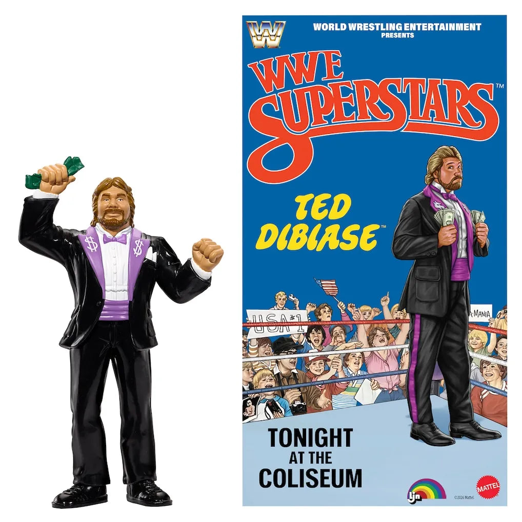 2026 Mattel LJN WWE Superstars Series 4 Ted DiBiase