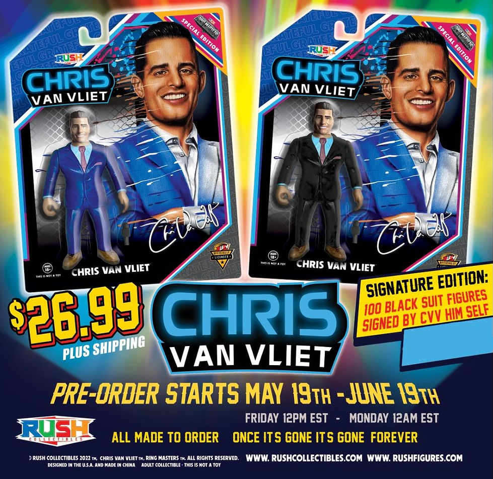 Rush Collectibles Ring Masters Chris Van Vliet [Signature Edition]