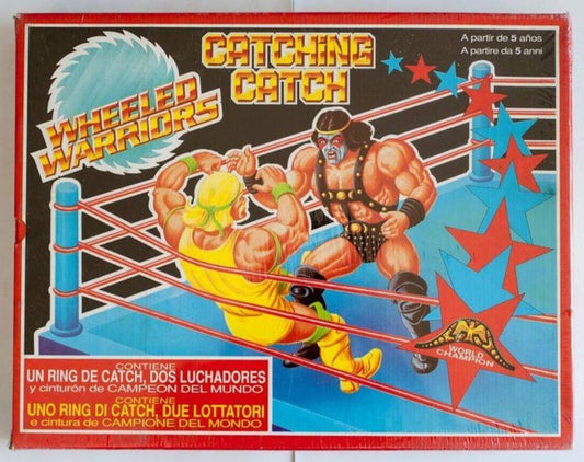 1990 Juguetes Falomir Wheeled Warriors Catching Catch Bootleg/Knockoff Wrestling Ring