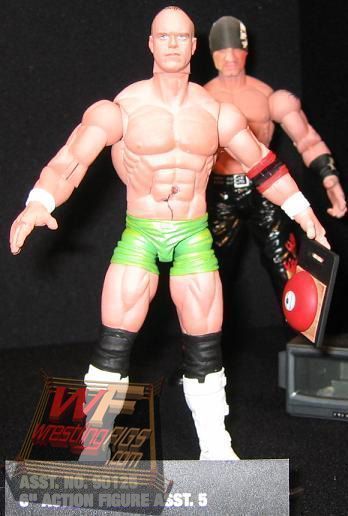 2006 Total Nonstop Action [TNA] Marvel Toys Series 5 Kip James [With Green Trunks]