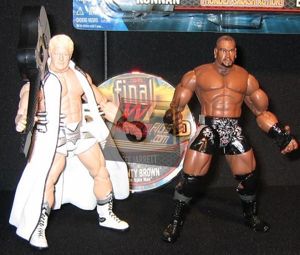 2005 Total Nonstop Action [TNA] Wrestling Impact! Marvel Toys Series 3 "The Alpha Male" Monty Brown [Black Trunks Variant]