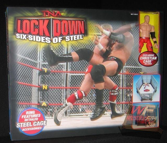 2006 Total Nonstop Action [TNA] Marvel Toys Six Sides of Steel [With Christian Cage]