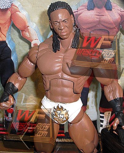 Unreleased TNA Wrestling Jakks Pacific Cross the Line Series 1 Scott Steiner & Booker T