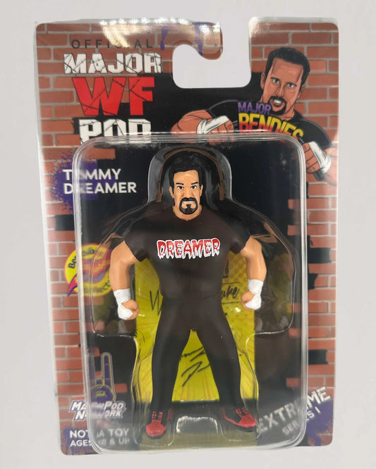 2023 Major Wrestling Figure Podcast Extreme Bendies Series 1 Tommy Dreamer