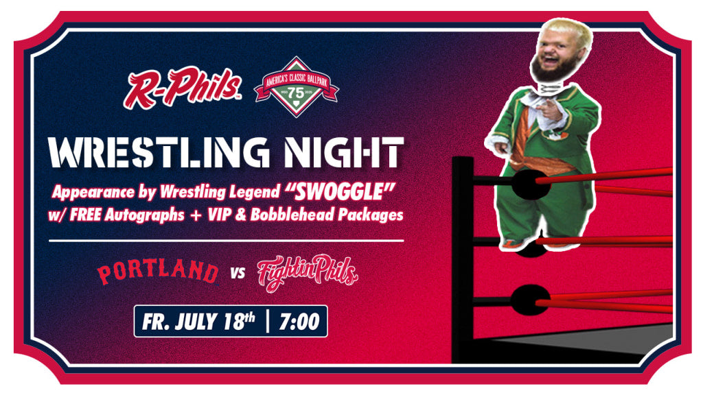 2025 Reading Fightin' Phils Swoggle Bobblehead