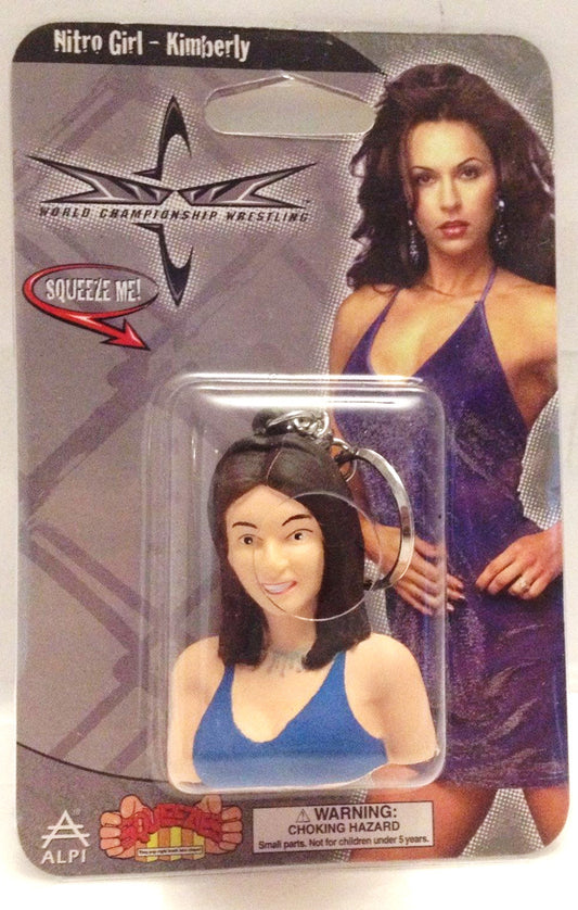 1999 WCW Alpi International Squeezies Nitro Girl Kimberly Keychain