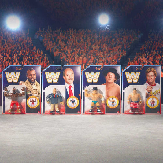 2022 WWE Mattel Creations Exclusive Retro Series 11 Official Retro 4-Pack
