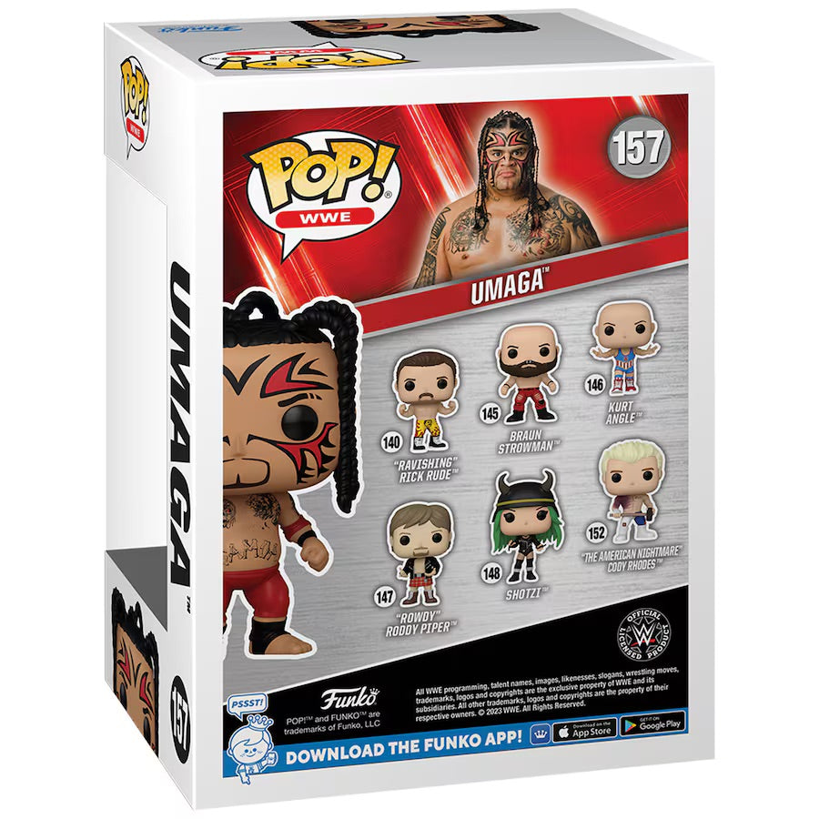 2024 WWE Funko POP! Vinyls 157 Umaga [Exclusive]