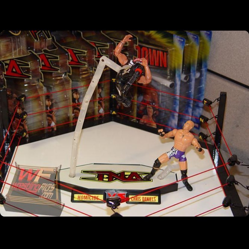 Unreleased Total Nonstop Action [TNA] Wrestling Impact! Marvel Toys Real-Scale Six-Sided Ring