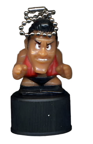 2000 NJPW CharaPro/IMA Corporation Antonio Inoki Bottle Cap Keychain