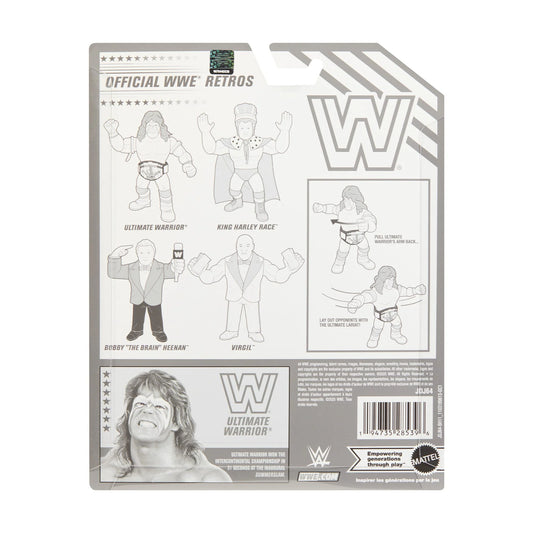 2025 WWE Mattel Creations Exclusive Retro Series 18 Ultimate Warrior