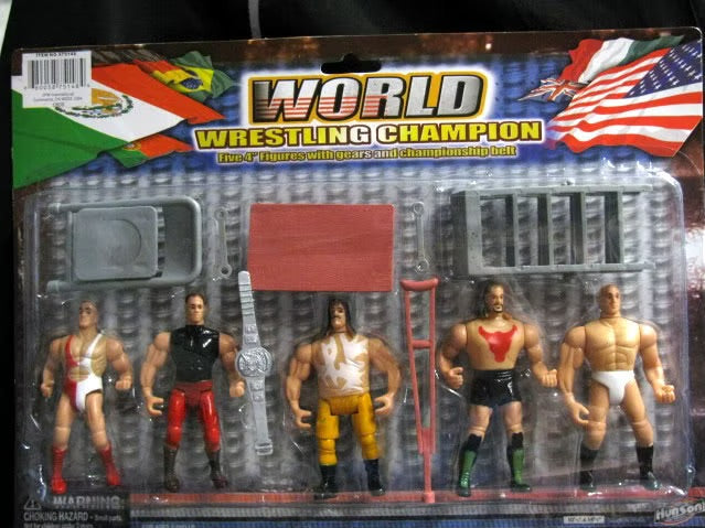 Hunson World Wrestling Champion Bootleg/Knockoff 5-Pack