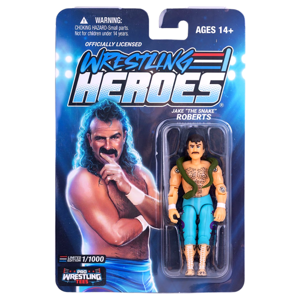 2026 Pro Wrestling Tees Wrestling Heroes Series 1 Redux Jake "The Snake" Roberts