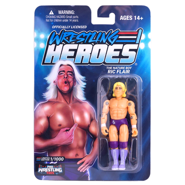 2026 Pro Wrestling Tees Wrestling Heroes Series 1 Redux "The Nature Boy" Ric Flair