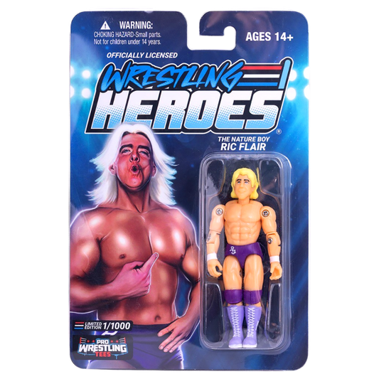 2026 Pro Wrestling Tees Wrestling Heroes Series 1 Redux "The Nature Boy" Ric Flair