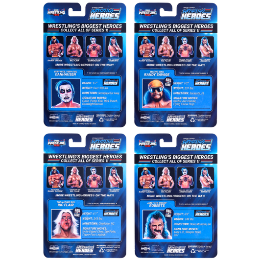 2026 Pro Wrestling Tees Wrestling Heroes Series 1 Redux "Very Nice, Very Evil" Danhausen [Chase]