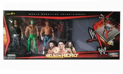 Nelson Hero Bootleg/Knockoff 3-Pack: Matt Hardy, Rey Mysterio & John Cena