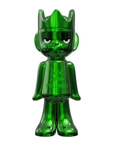 2026 WWE Ghostwrite 100% Blind Box Volume 1 Trophy [Emerald]