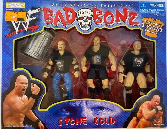 1998 WWF Jakks Pacific Bad to the Bonz Box Set: Stone Cold Steve Austin [Exclusive]