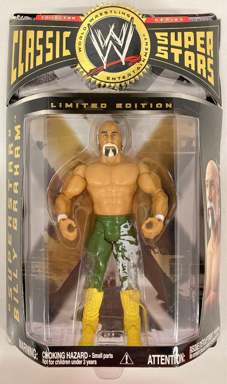 2005 WWE Jakks Pacific Classic Superstars Toys 'R' Us Exclusive "Superstar" Billy Graham [With Green Tights, Exclusive]