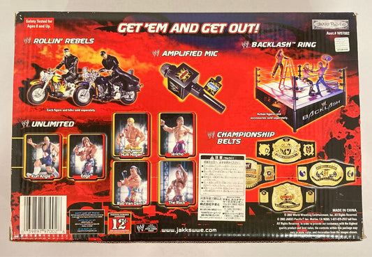 2002 WWE Jakks Pacific Rollin' Rebels Hollywood Hulk Hogan