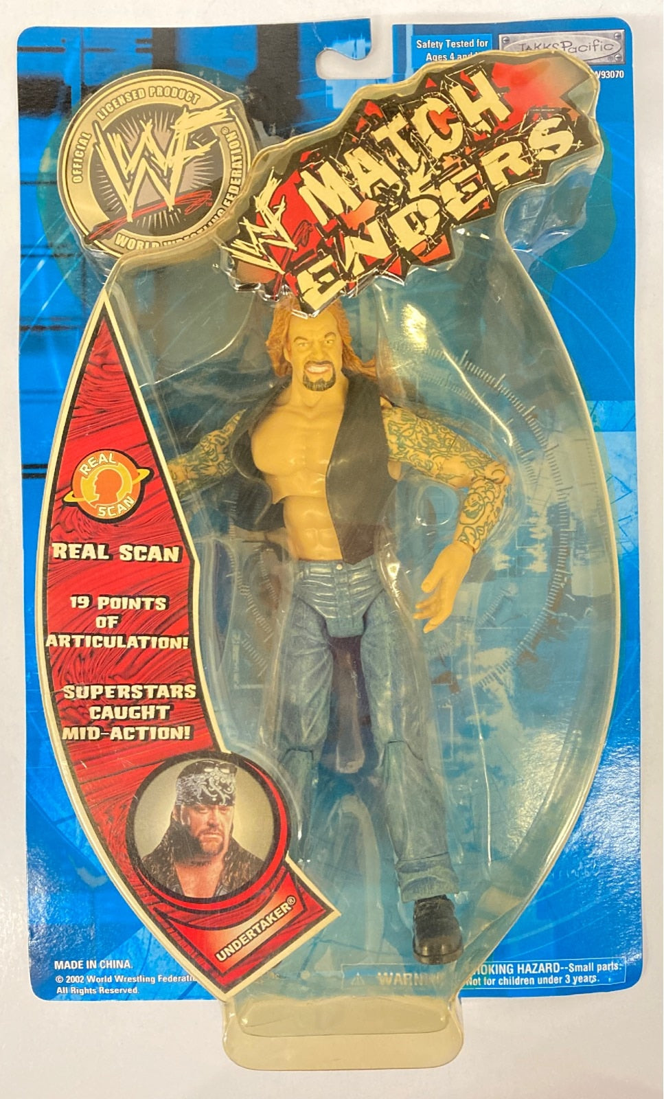 2002 WWF Jakks Pacific Match Enders Undertaker