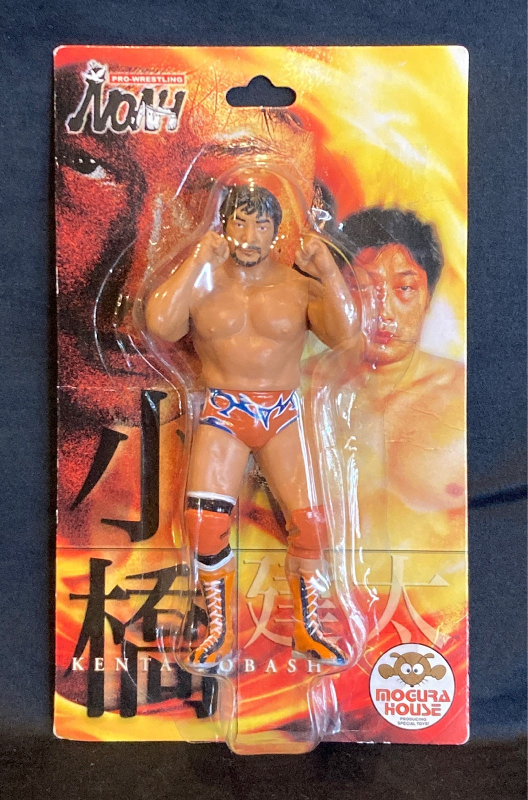 Pro-Wrestling NOAH Mogura House Basic Kenta Kobashi [With Orange Tribal Trunks & Beard]