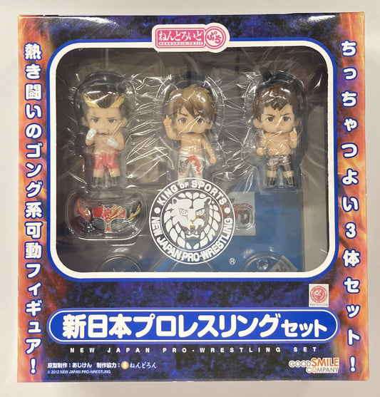 2012 NJPW Good Smile Co. Limited Edition Nendoroid Petite Pro-Wrestling Ring Set
