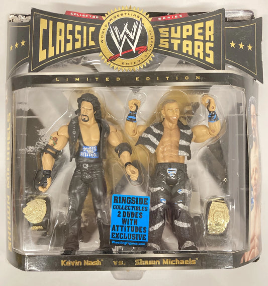 2006 WWE Jakks Pacific Classic Superstars Ringside Exclusive 2 Dudes with Attitudes: Kevin Nash vs. Shawn Michaels [Exclusive]