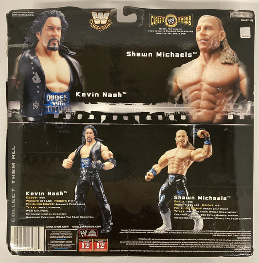 2006 WWE Jakks Pacific Classic Superstars Ringside Exclusive 2 Dudes with Attitudes: Kevin Nash vs. Shawn Michaels [Exclusive]