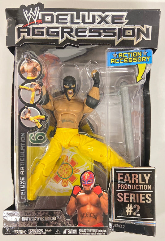 2006 WWE Jakks Pacific Deluxe Aggression Series 2 Rey Mysterio [Early Production]
