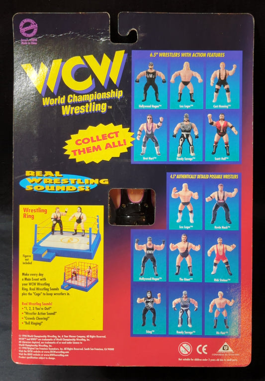 1998 WCW OSFTM 6.5" Articulated "Atomic Elbow" Bret Hart [With Hitman/Skull Logo]