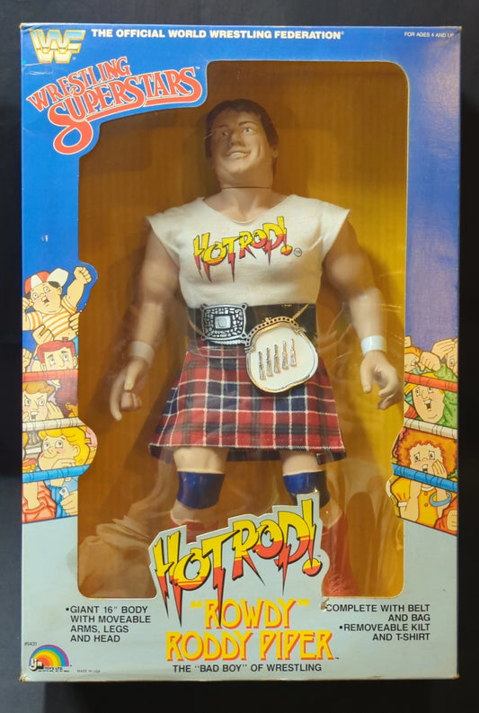 1985 WWF LJN Wrestling Superstars Series 16" Articulated Rowdy Roddy Piper