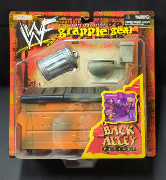 1998 WWF Jakks Pacific Grapple Gear Series 1: Back Alley Playset