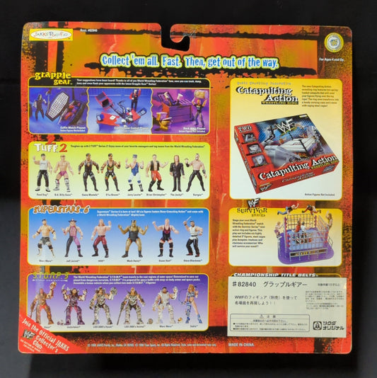 1998 WWF Jakks Pacific Grapple Gear Series 1: Commentator Central Playset